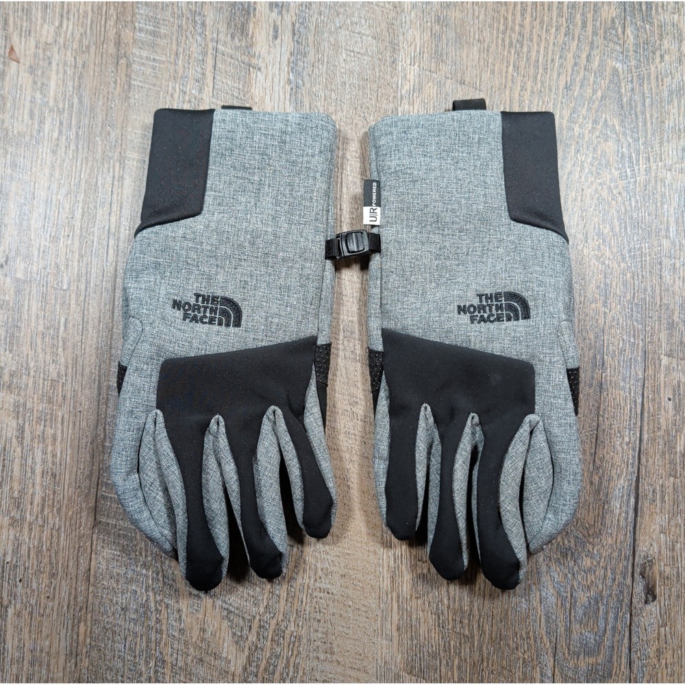 The North Face Men's Apex Etip Gray & Black Gloves Size Small  NF0A3LVU